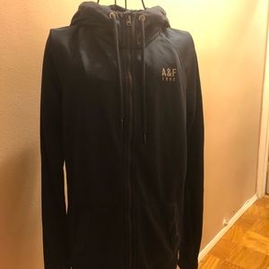 Men’s Small A&F hooded jogging jacket